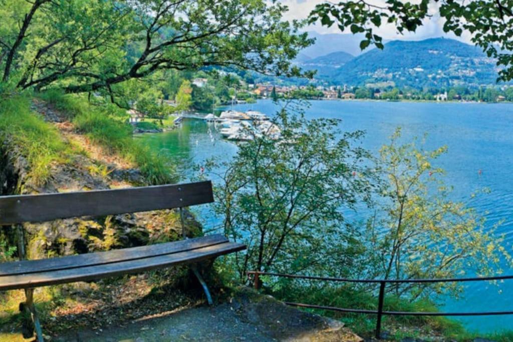 Tresa Bay House - Lugano Lake لافينا بونتي تريسا المظهر الخارجي الصورة
